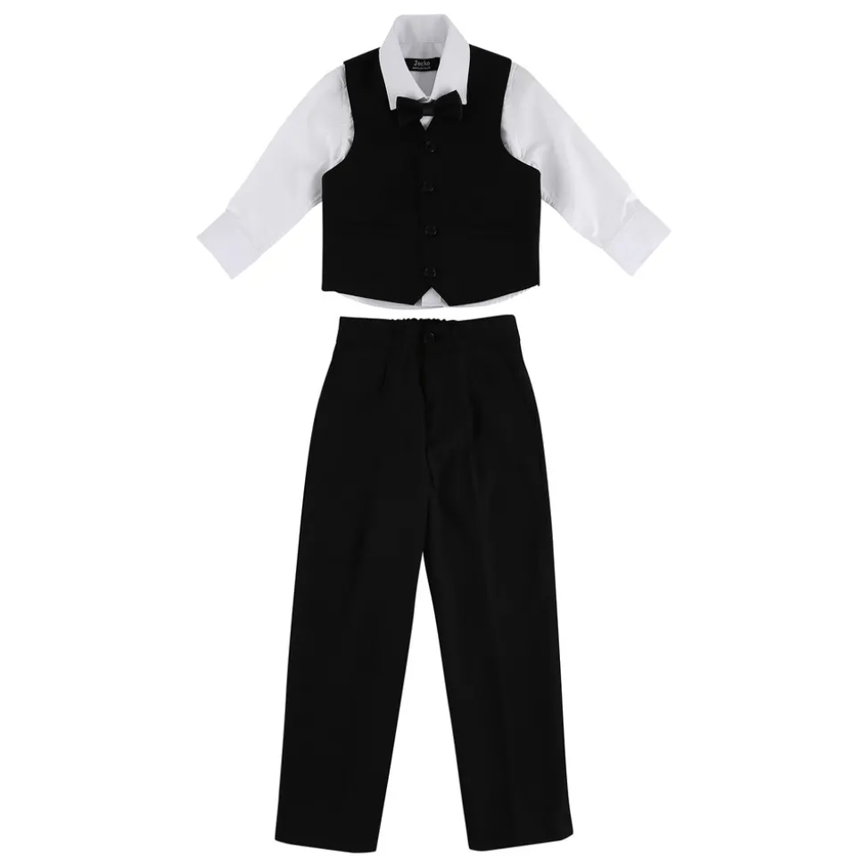 4 Delt Festsæt - Sort/Hvid