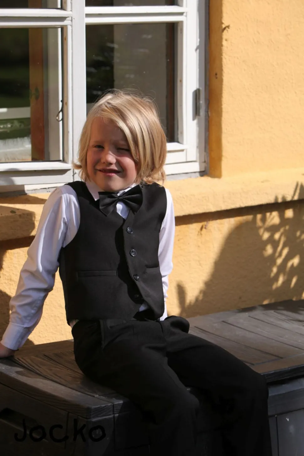 4 Delt Festsæt - Sort/Hvid