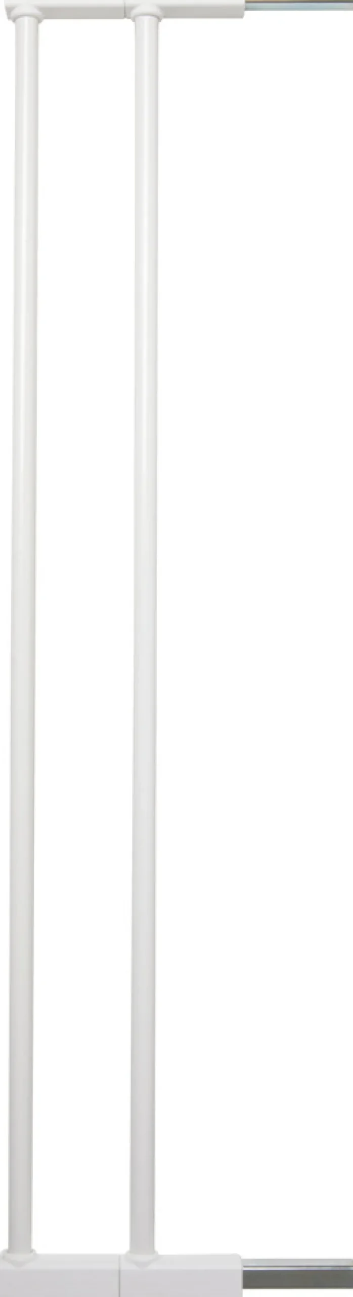 2 Forlængere til Gitter Extend-A-Gate - Hvid