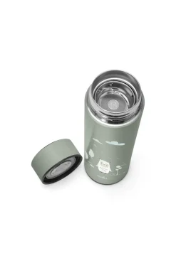 500 ml rustfristål Termobeholder LED temperatur-display sage green