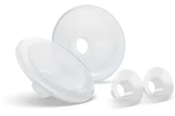 26 mm og 28 mm brystskjoldindsatser, håndfri.