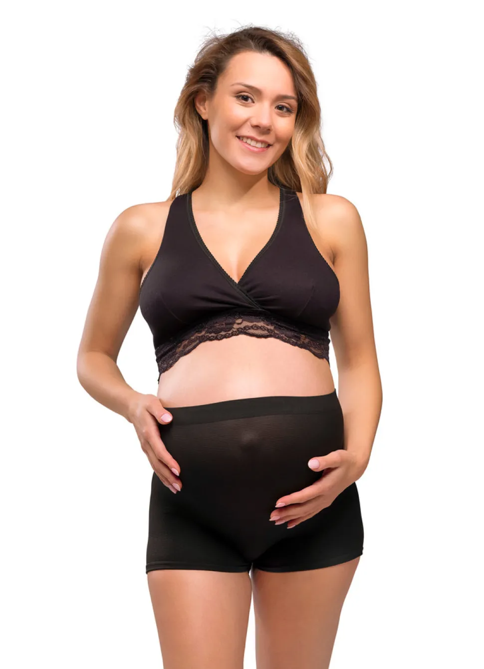 2 pak. Graviditets/hospital trusse - sort