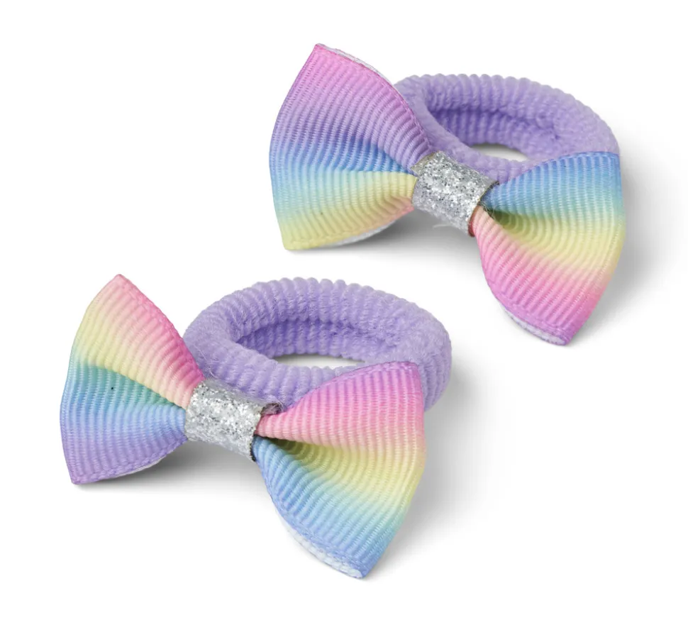 2 pak hårelastikker - Rainbow