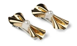 2 pak hårspænde - GULD