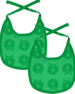 2 pak lille hagesmæk med æbler - Apple green