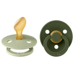 2 pk. Colour Latex Size 2 Anatomical. Sage/Hunter Green