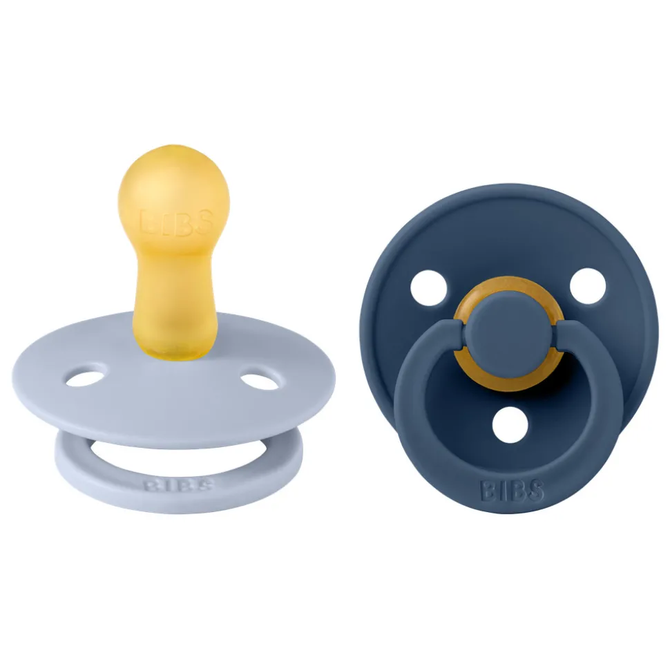 2 pk Colour Latex Size 2 Dusty Blue/Steel Blue