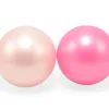 2 Plastikbolde i net (lyserød og pink)