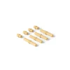 8 x Connector pegs Honey Yellow