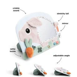 Aktivitets gulvspejl Pigee Farvemix