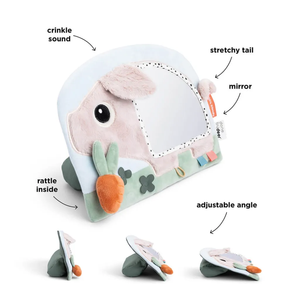 Aktivitets gulvspejl Pigee Farvemix