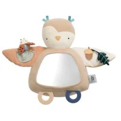 Aktivitetslegetøj, uglen Blinky, maple beige