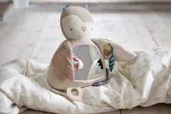 Aktivitetslegetøj, uglen Blinky, maple beige