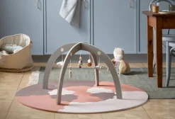 Aktivitetslegetøj, uglen Blinky, maple beige