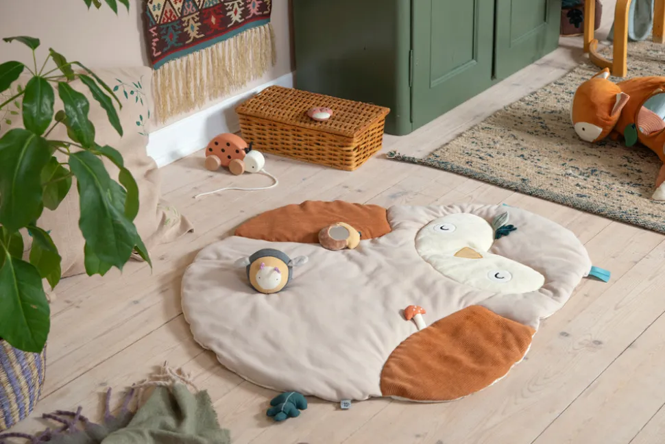 Aktivitetslegetæppe, uglen Blinky