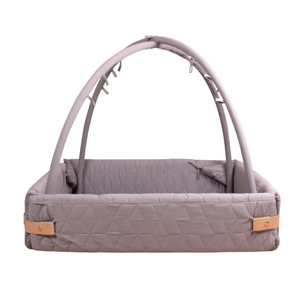 Aktivitetsnest Quilt - dark grey