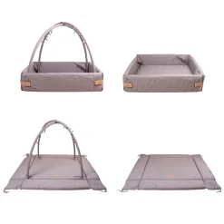 Aktivitetsnest Quilt - dark grey