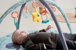 Aktivitetsstativ m. 5 stykker legetøj - ZOO