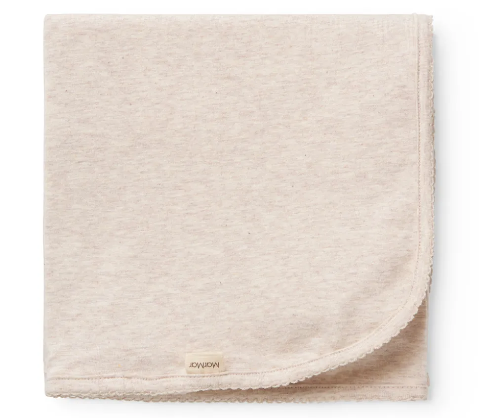 Alida Babytæppe - Light beige melange
