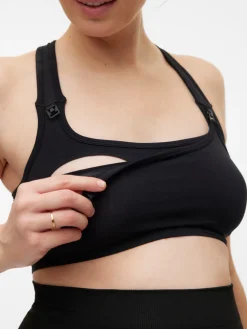 Alisa nursing bra - BLACK