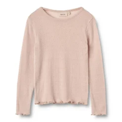 Alli Uld T-shirt Langærmet - Pale lilac