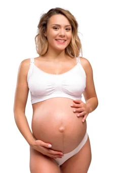 Amme BH Med Gelé Bøjle og Indlæg - Hvid