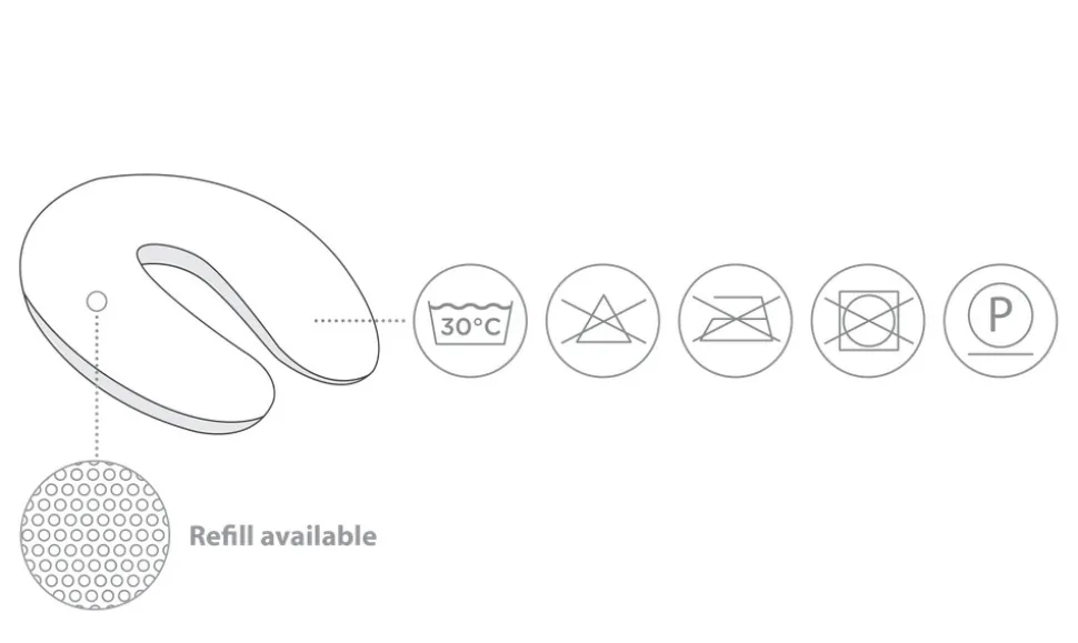 Amme- og graviditetspude - kaki