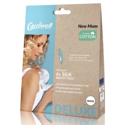 Ammeindlæg i Natur Silke - white 6 stk.