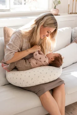 Ammepude, Sophora Leaves, beige/grøn, Kapok