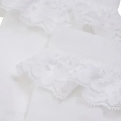 Ankel Strømper m. Blonde 2-pack - White