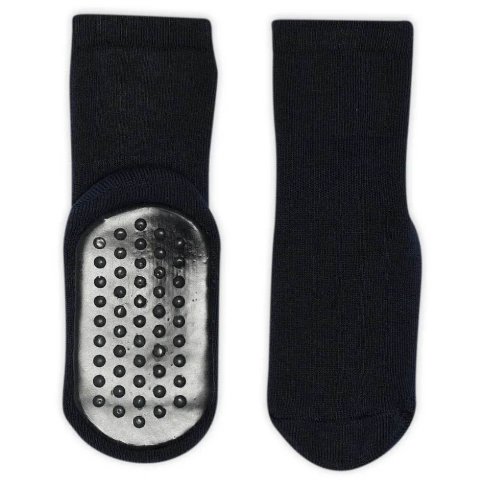 Ankelstrømpe Med Gummisål - navy