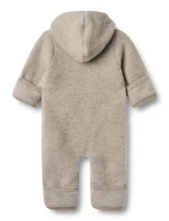 Ata Uld Fleece Heldragt - Khaki melange