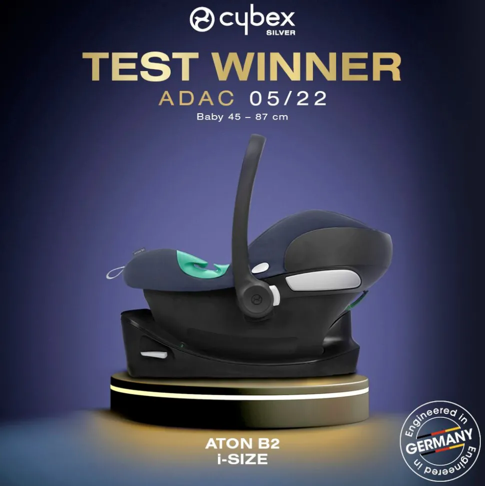 Aton B2 i-Size inkl. base one - Volcano Black