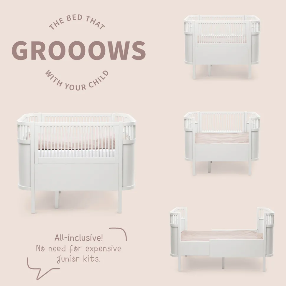 Baby & Jr. seng - classic white - FSC®