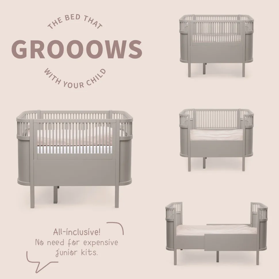 Baby & Jr. seng - jetty beige - FSC®