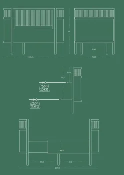 Baby & Jr. seng - jetty beige - FSC®