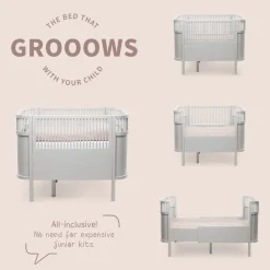 Baby & Jr. seng - stone grey - FSC®