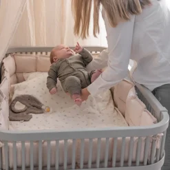 Baby & Jr. seng - stone grey - FSC®
