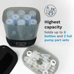 Baby Brezza Sterilizer Dryer Advanced Black