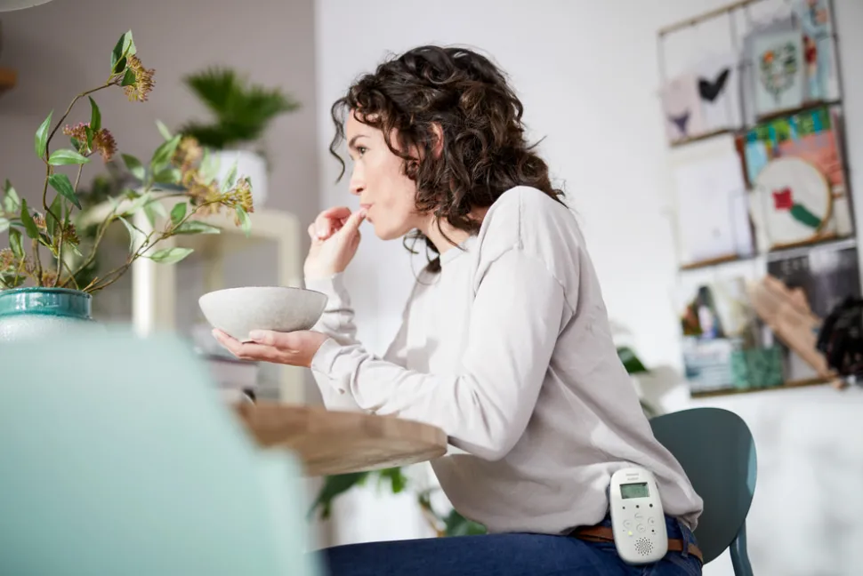 Baby Monitor m. temperatursensor og vuggeviser