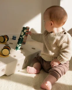 Baby Motoriksæt - Sand Grey / Honey Yellow