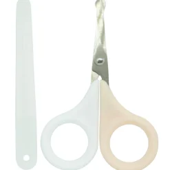 Baby neglesaks med fil, fersken