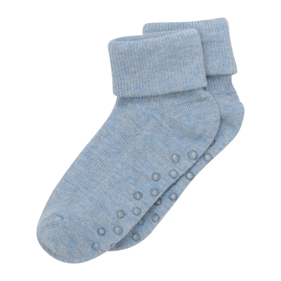 Baby rib sok m. ABS - Grey Dawn Melange