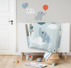 Baby sengetøj - elphee blå