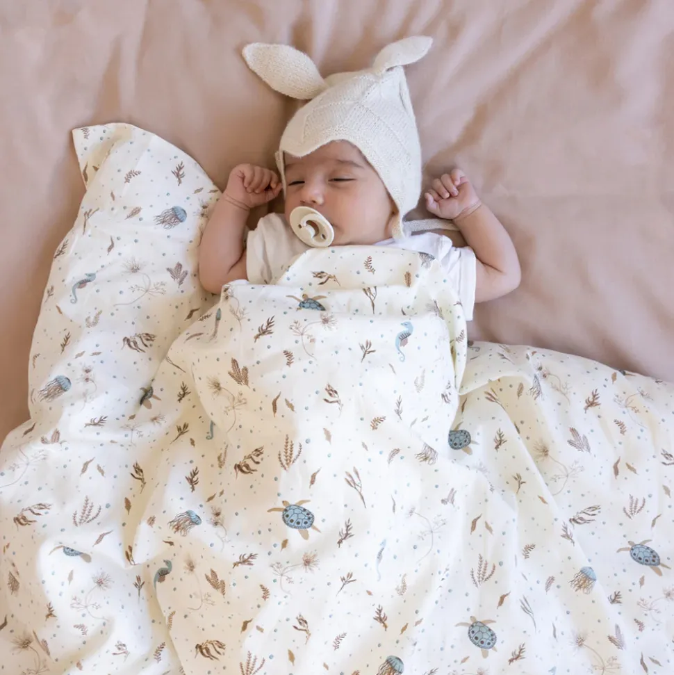 Baby Sengetøj - GOTS Sea Garden