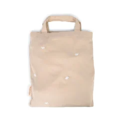 Baby sengetøj - Warm grey med broderet Christian hval