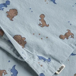 Baby Sengetøj 70x100, Dino Blue Fog