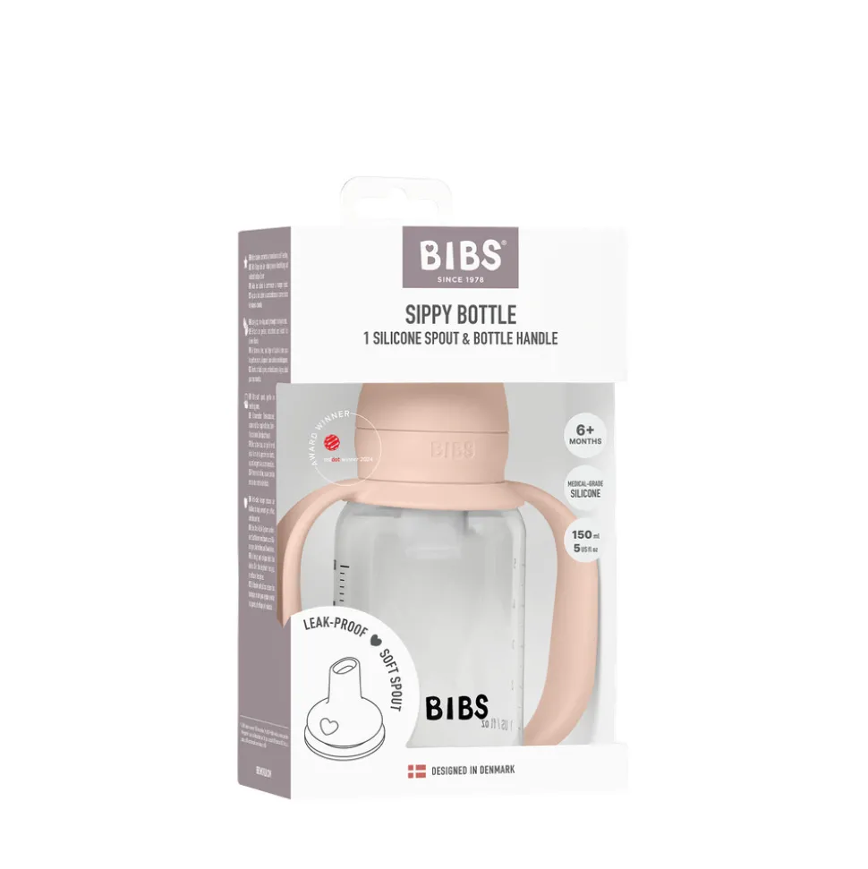 Baby Sippy Flaske Silikone 1pk 150 ml - Blush