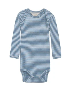 Baby Stribet Body - AZURSTRIPE