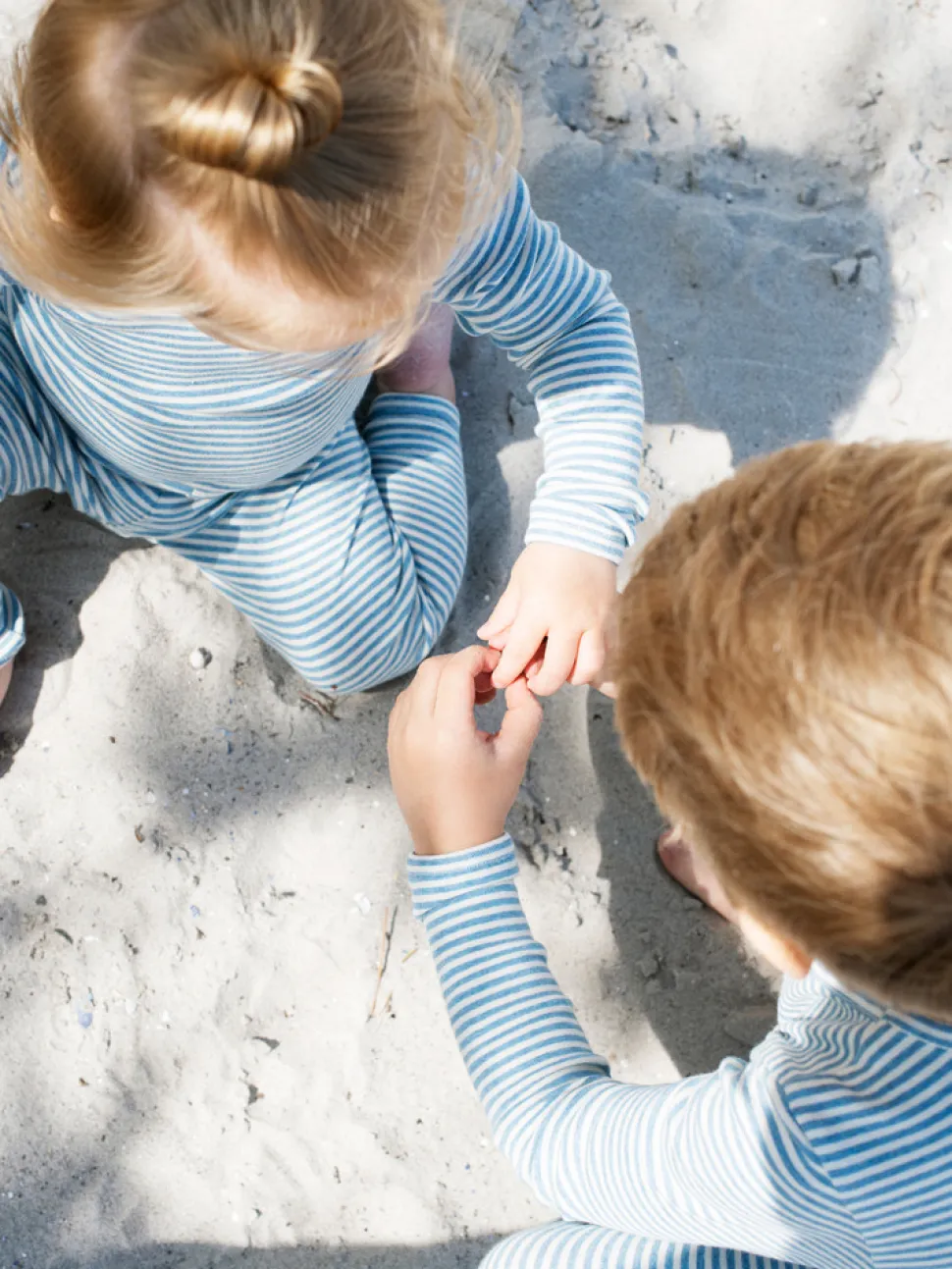 Baby Stribet Body - AZURSTRIPE